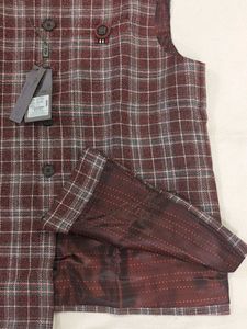 XXL - Chequered Nehru Jacket