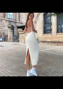 NEWME White Midi Dress