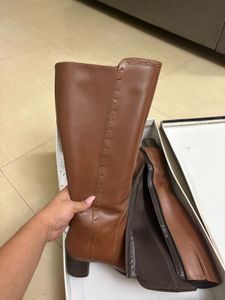 Brown Knee-High Boots