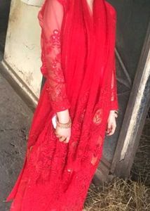 Red Pakistani Suit