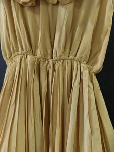 Ruffled Sun Dress - Mustard Yellow