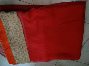 Net 2 Shade Saari With Blouse Piece