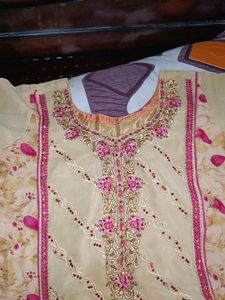 Pink And Cream Suit
