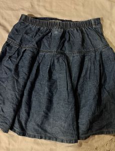 Cute Denim Mini Skirt