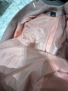 Madame Winter Elegant Mauve Trench Coat