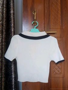 Retro-Chic Knit Polo