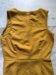 Vero Moda Mustard Sleeveless Dress