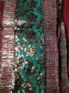 Maroon Embroidered Saree Blouse