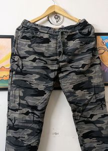Army Print Joggers For Unisex New With Tag