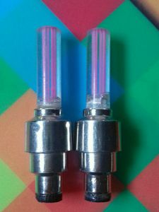 BICYCLE/Car/Bike Tyre LED Light for Valve Cap with Motion Sensor (2-PCS) - Magic Lights (blue) For cycles