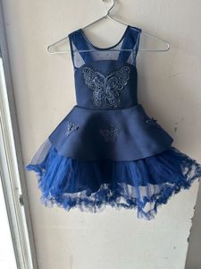 Cute Blue Party Dress