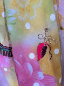 New Yellow Polka Dot Saree