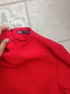 Red Midi Bodycon Dress