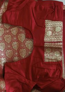 Pure Banarasi Wedding Red Saree