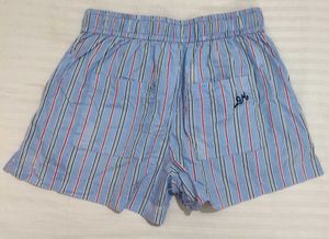 Casual Blue Striped Shorts