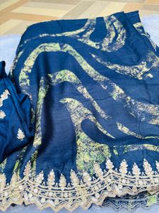Combo Of Two Cutwrk Sarees
