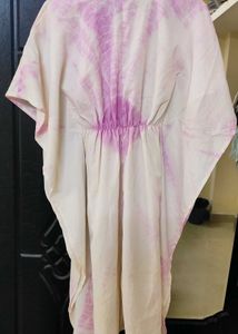 Tie-Dye Kaftan Dress