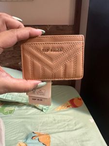 Auth NWT TED BAKER Ayani Quilted Leather Cardholde
