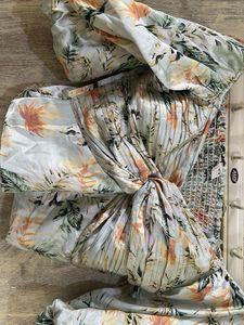 Floral Print Crop Top