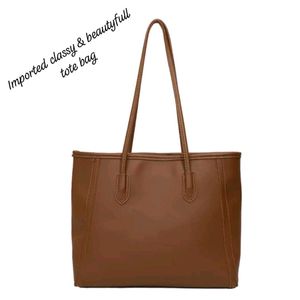 Elegant Black Tote Bag