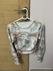 Trendy Patterned Long Sleeve Top