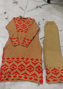 ❤New Unused Woolen ❤Stylish Ethnic Kurta Set