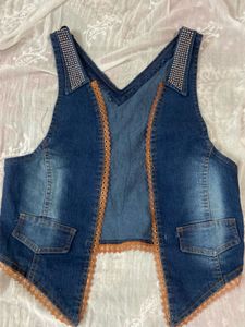 denim sequins jacket 🧥