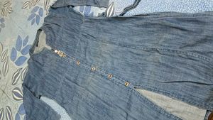 Denim Cotton Kurti