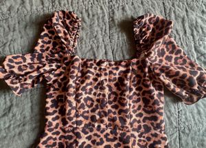 Zara Leopard Print midi Dress