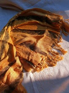 Elegant Golden color Scarf