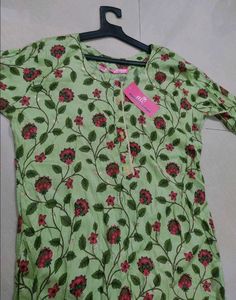 Floral Leafy Printed Kurti