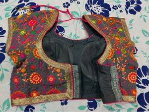 Dark Grey Padded Blouse