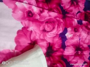 Pink N White Skirt With Top