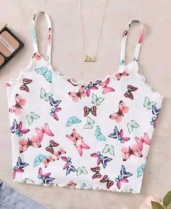 A Butterfly Crop Top.