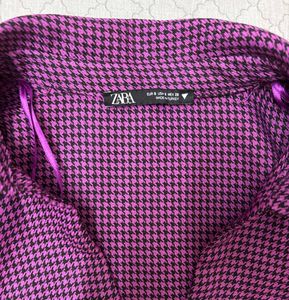 Zara Cropped Tie-Front Top