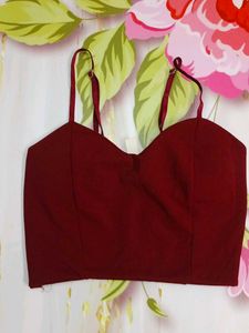 (1200)Burgundy Cami Top