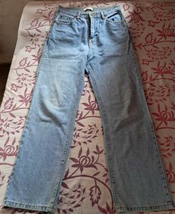 Light Wash Wide Leg Jeans