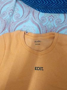 Orange EDIT. T-shirt