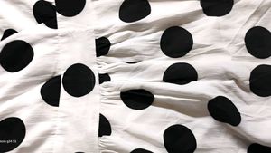 Polka Dot Midi Korean Dress