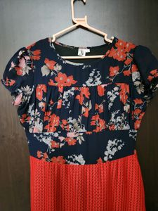 Georgette And Cotton Printed Women Dress