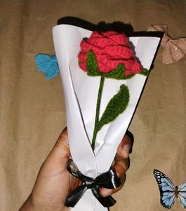 Crochet Rose Bouquet 🌹