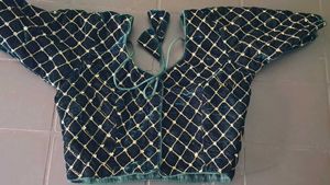 Velvet Emerald Green Blouse