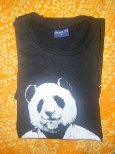 Smart Tees Panda Graphic T-Shirt - Size M