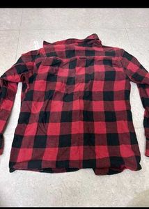 Red &amp; Black Plaid Shirt