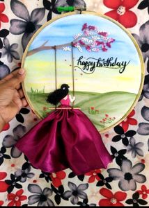 Handmade Birthday Embroidery