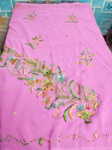 Elegant Pink Saree