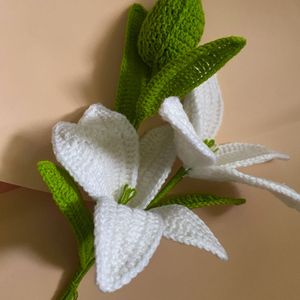 Crochet White Lily🌷 Bouquet