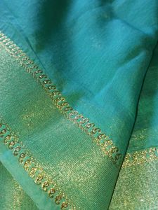 Elegant Green Saree