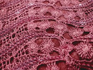 Brick red party gown