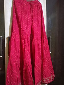 Red Ethnic Kurta Set